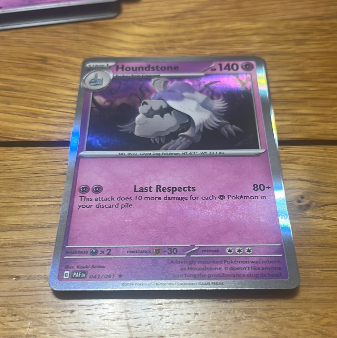 Paldean Fates: Houndstone #43 Paldean Fates: Houndstone #43